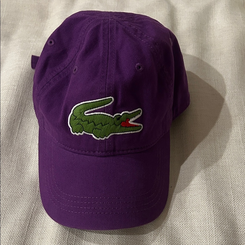Lacoste Purple Baseball Cap - kids